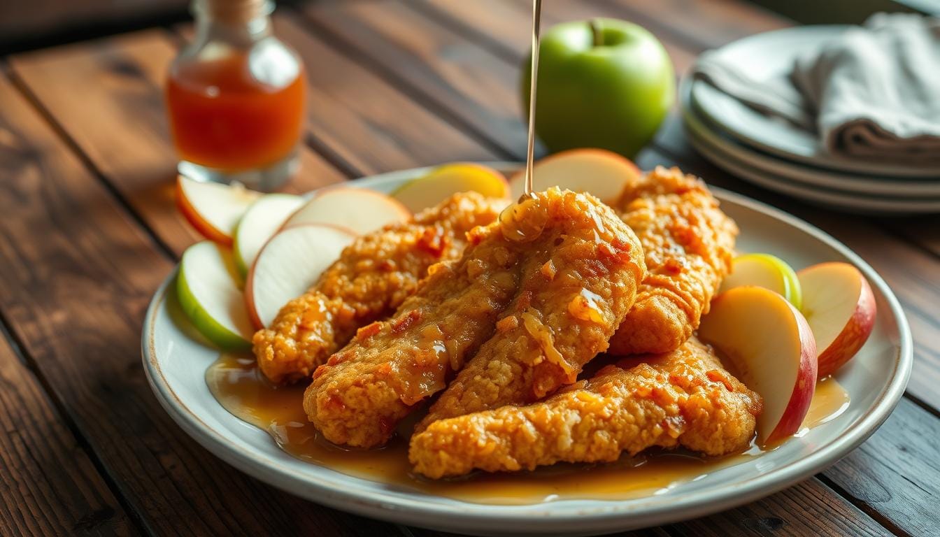 Apple and Honey-Glazed Chicken Tenders Recipe Using Fresh Apples