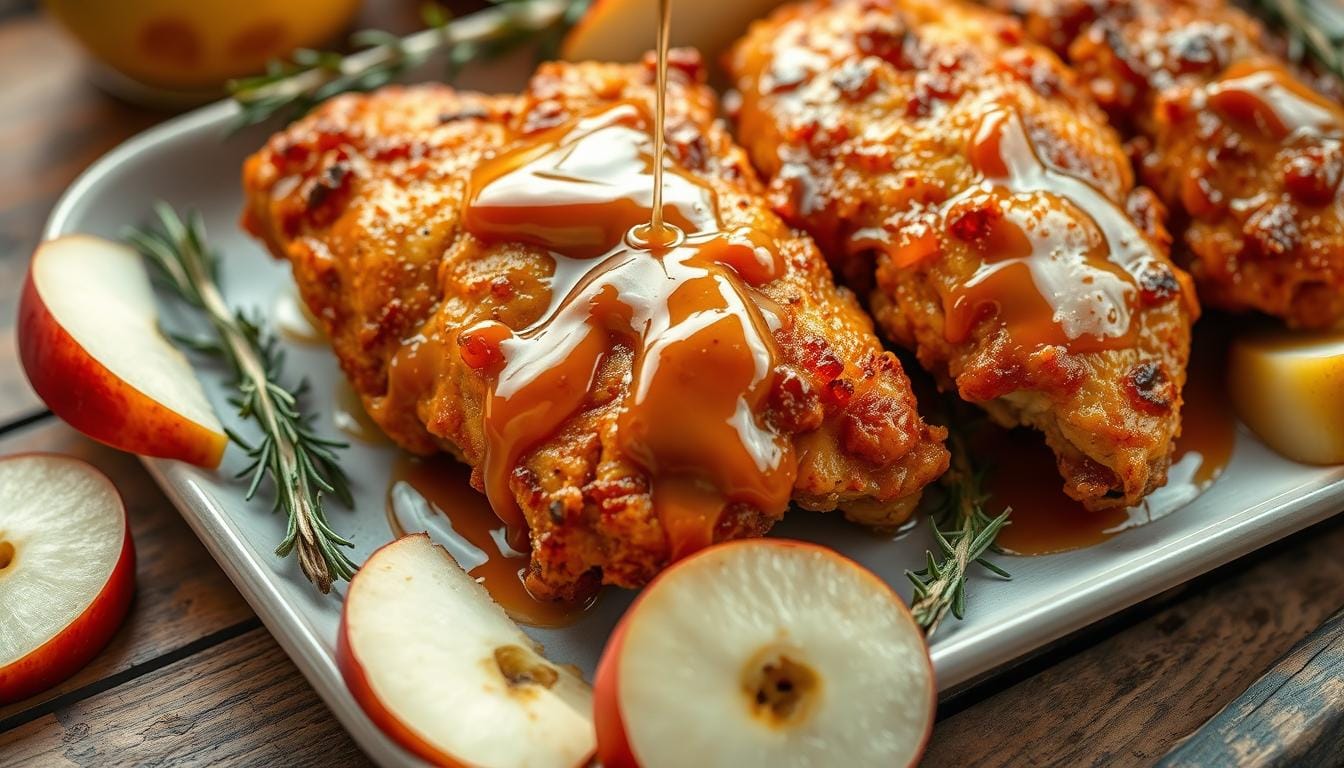 Apple and Honey-Glazed Chicken Tenders Recipe