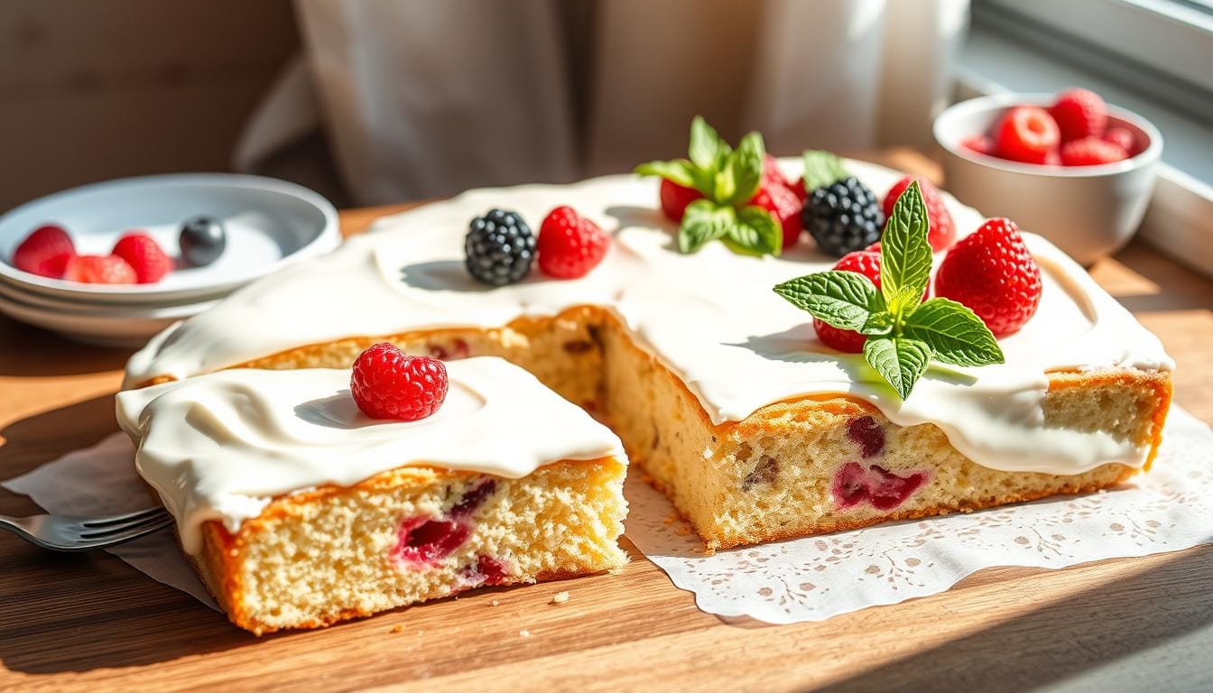 Kefir Sheet Cake Recipe