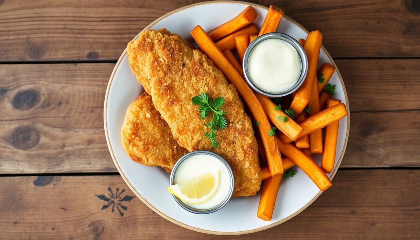 Lectin free fish and chips recipe