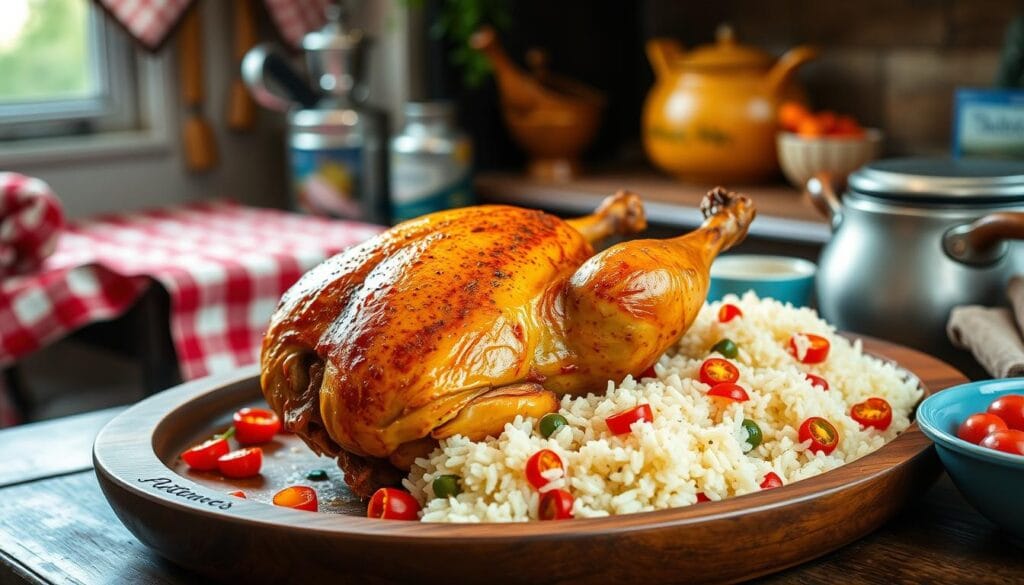 Southern baked chicken and rice Southern baked chicken and rice