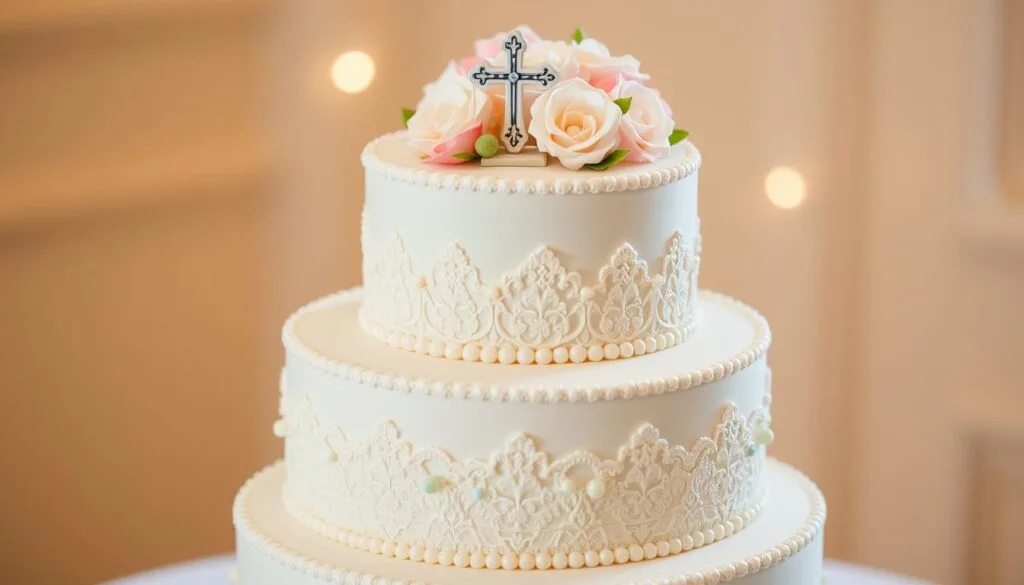 Traditional Baptism Cake Design Traditional Baptism Cake Design