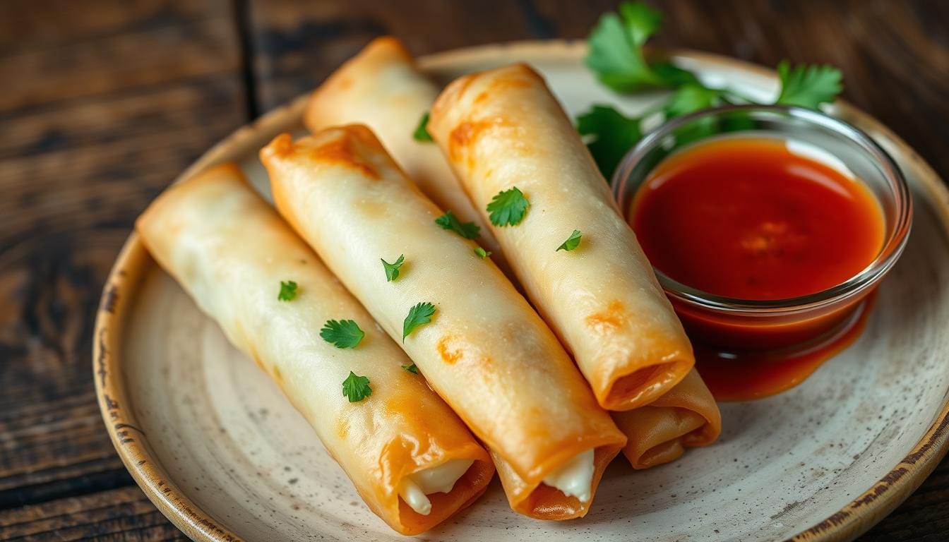 egg roll wrapper goat cheese jalapeno recipe