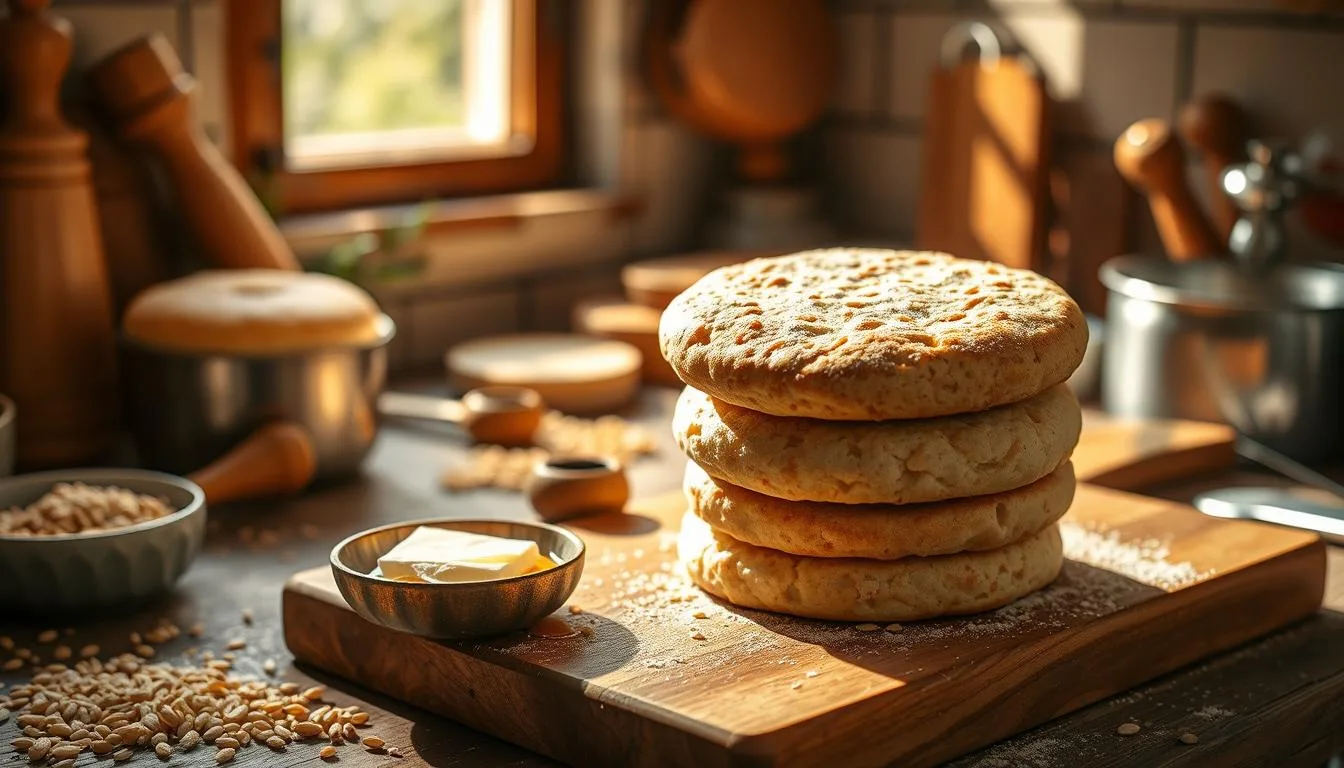 english muffin recipe with einkorn flour
