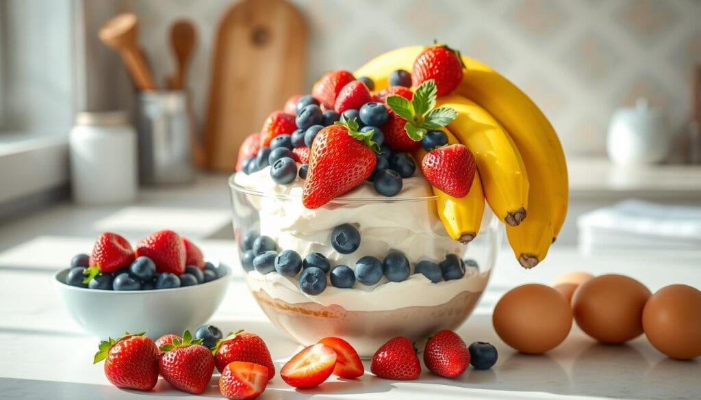fruit,cake and Eggs fruit,cake and Eggs