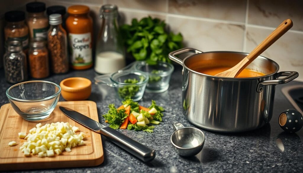 kitchen equipment for soup