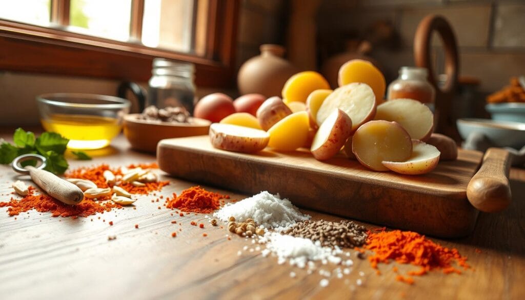 Seasoning Poor Man's Potatoes Seasoning Poor Man's Potatoes